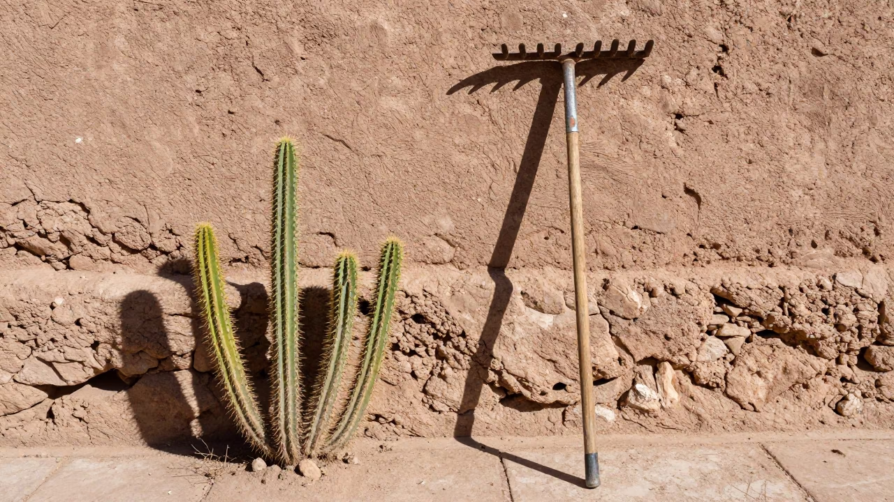 Garden Rake in La Paz in in La Paz, Bolivia