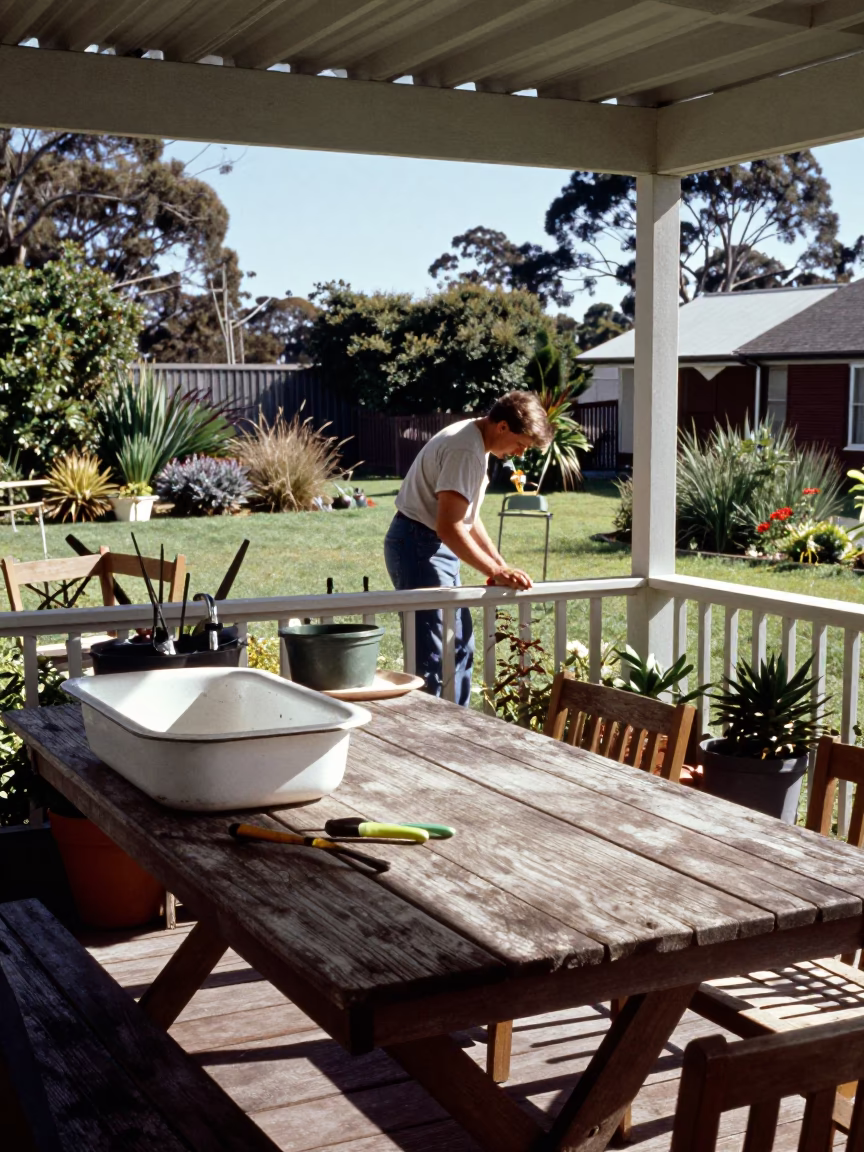 Gardening Pause in Adelaide in in Adelaide, South Australia, Australia