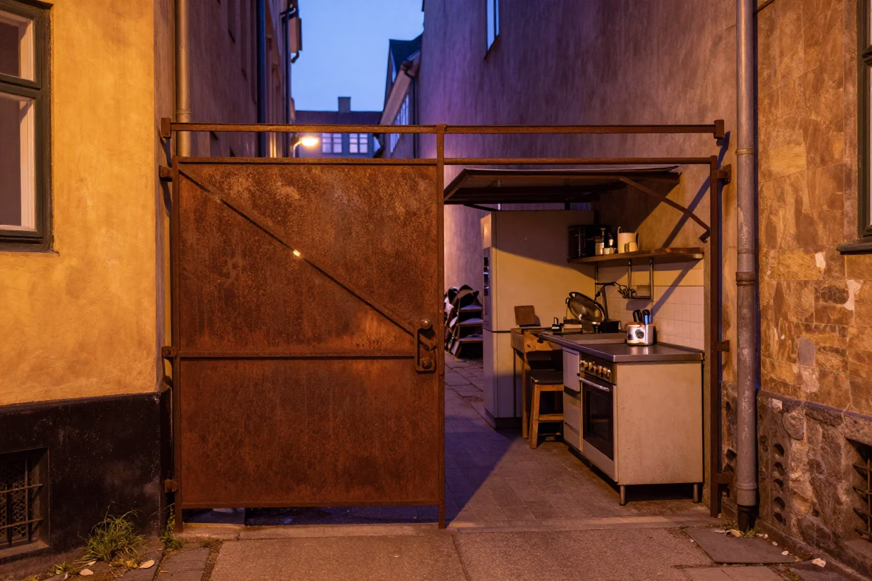 Gate And Kitchen Workspace in Copenhagen in in Copenhagen, Denmark