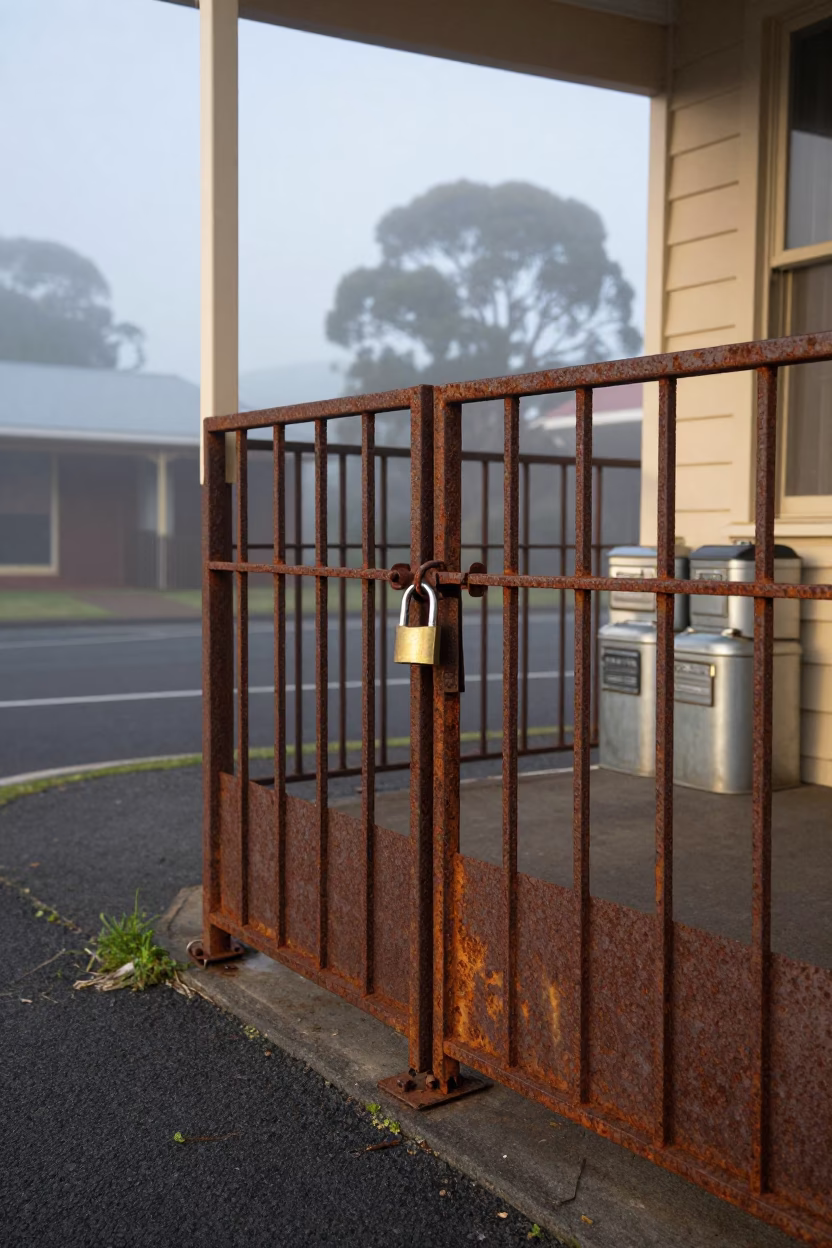 Gate And Storage Tins in Hobart in in Hobart, Tasmania, Australia
