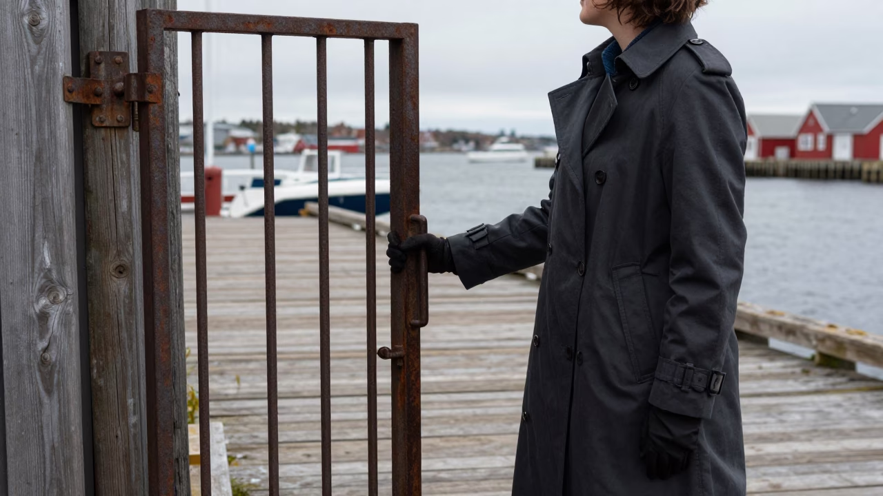 Gate Handle in Halifax in in Halifax, Nova Scotia, Canada