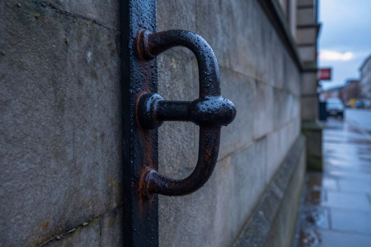 Gate Handle in Liverpool in in Liverpool, United Kingdom