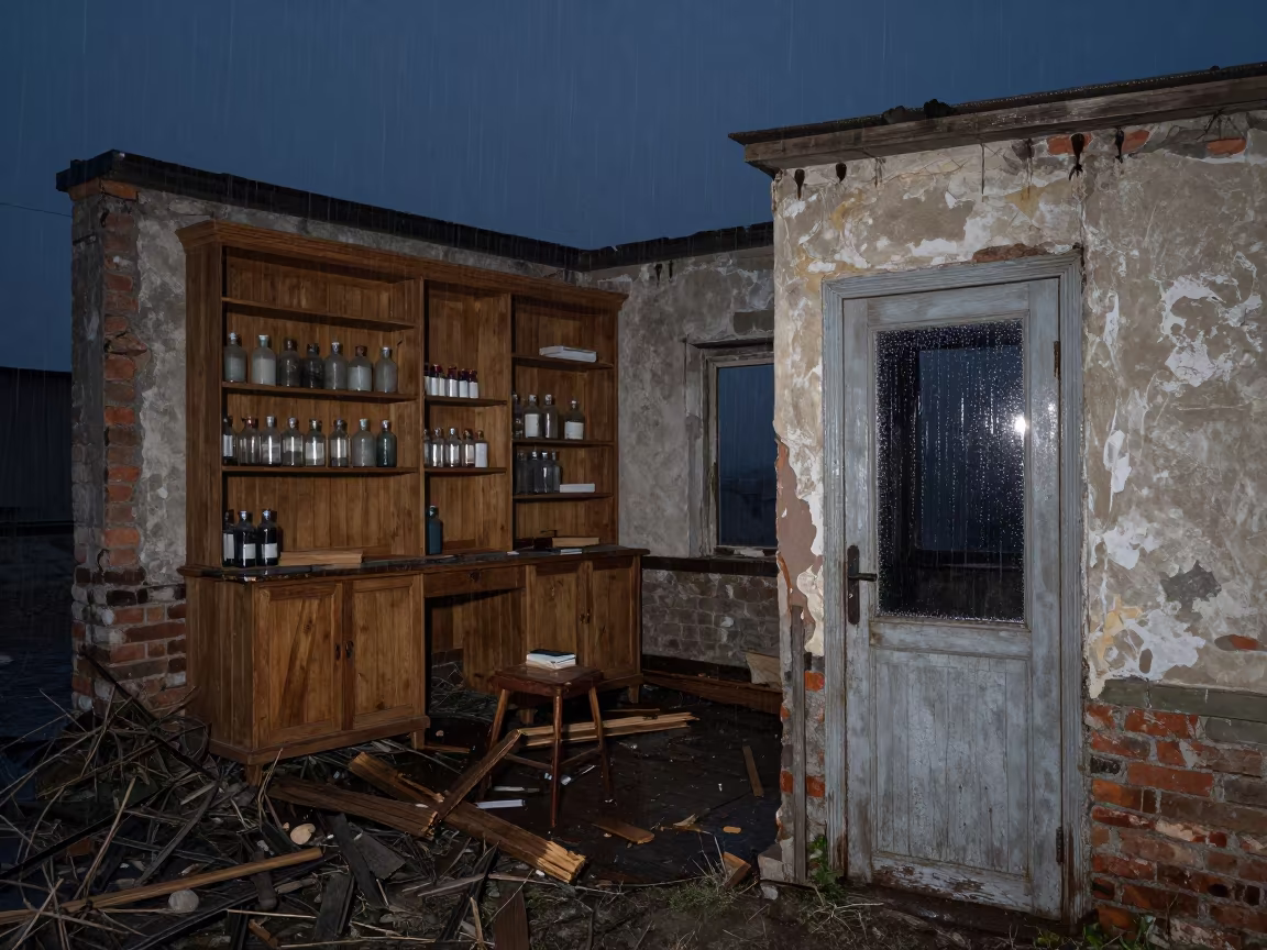 Ghost Town Doctor Office Near Iğdır in near Iğdır