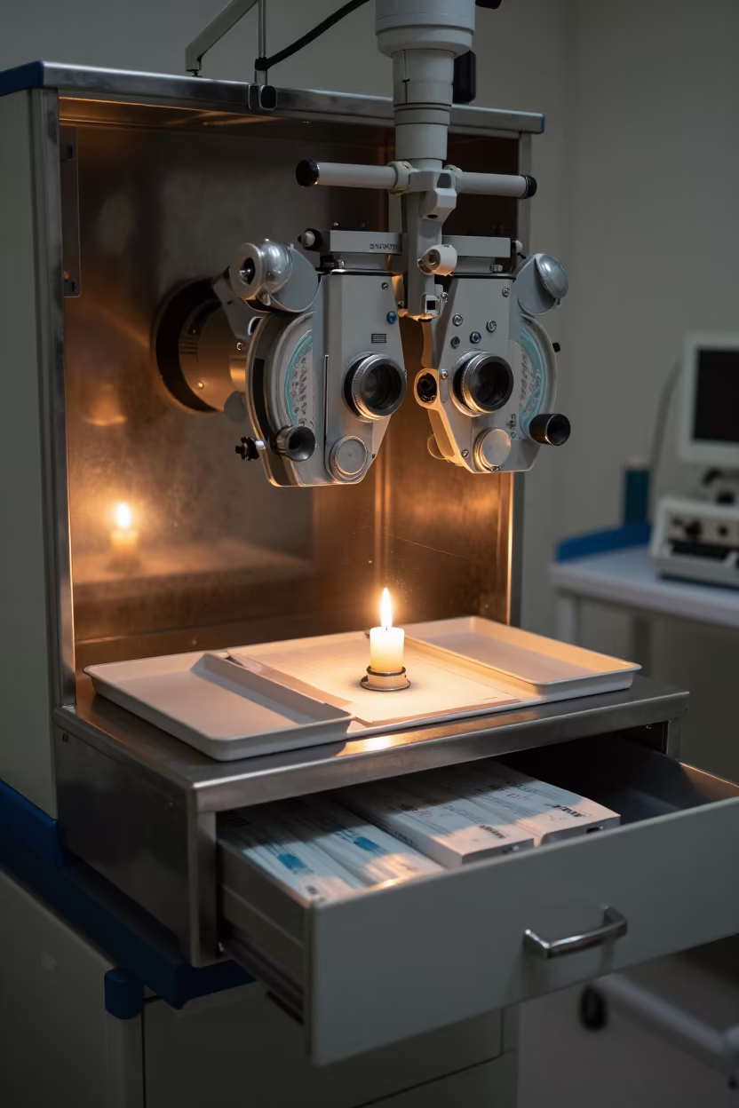 Giant Chin Rest Paper Drawer in Saharanpur Clinic in inside an imaging suite in Saharanpur