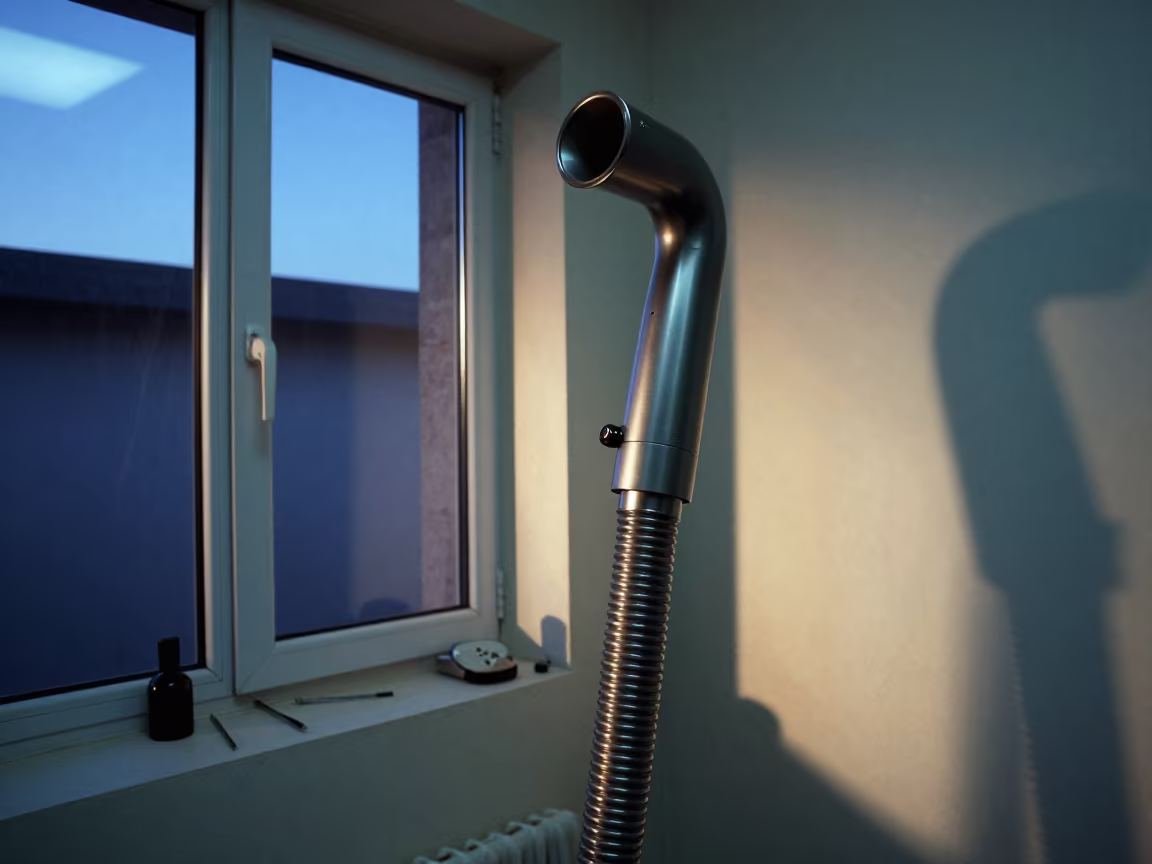 Giant Steam Hose Hook in Tehran Studio in inside a nail studio near Vali-e Asr, Tehran