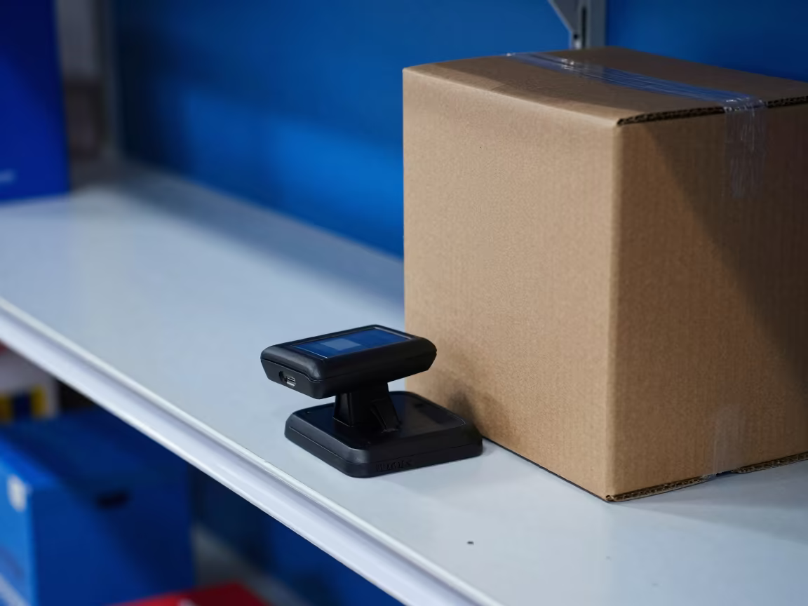 Gift Registry Scanner in Santa Fe Aisle in inside a bright retail aisle in Santa Fe