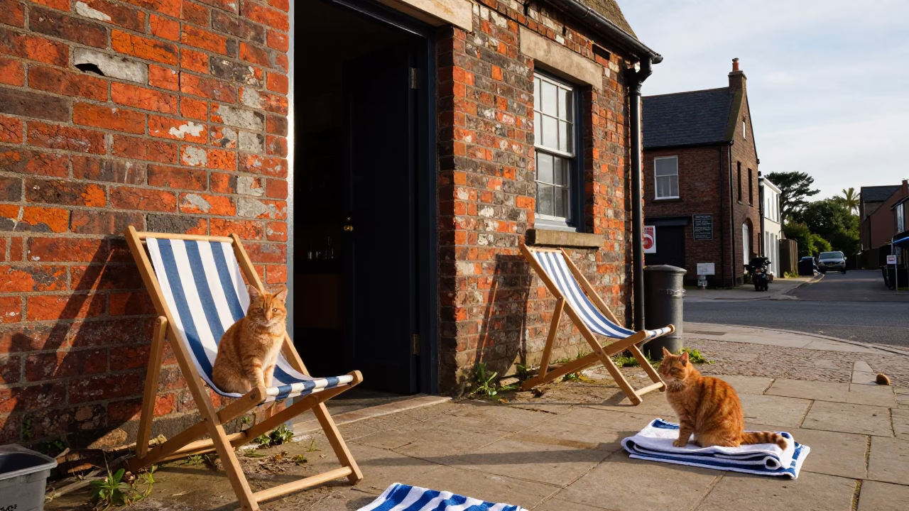 Ginger Cat in Bristol in in Bristol, United Kingdom