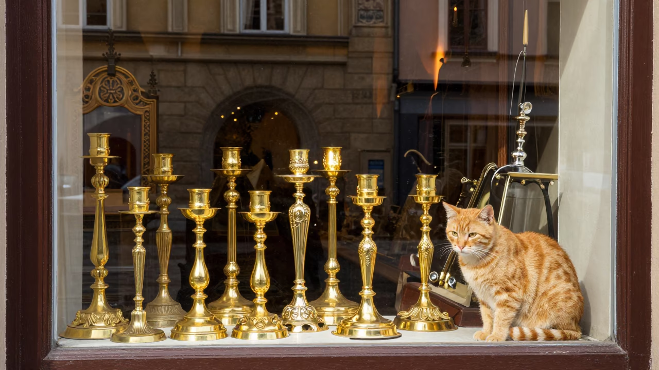 Ginger Cat in Krakow in in Krakow, Poland