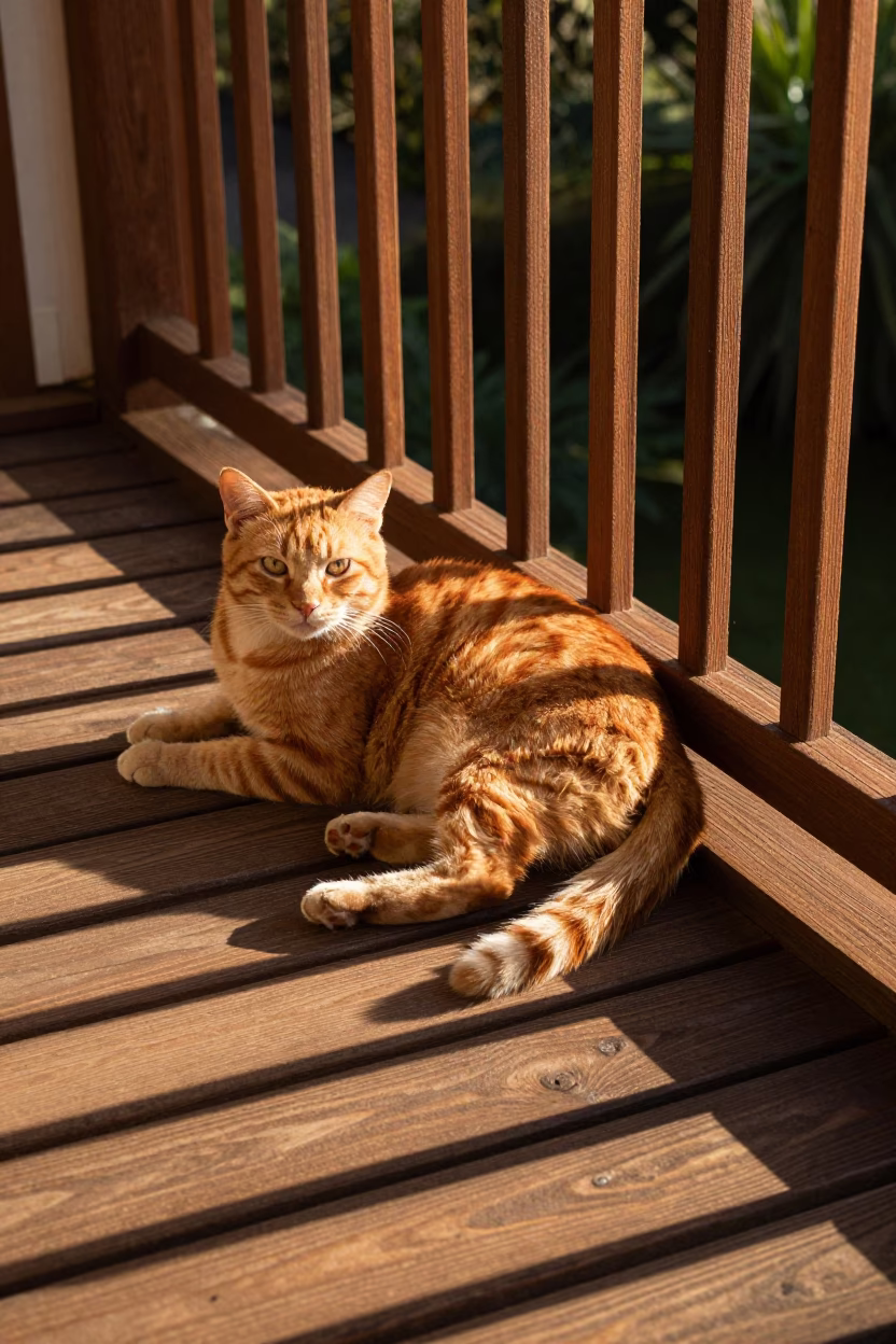 Ginger Cat in Perth in in Perth, Western Australia, Australia