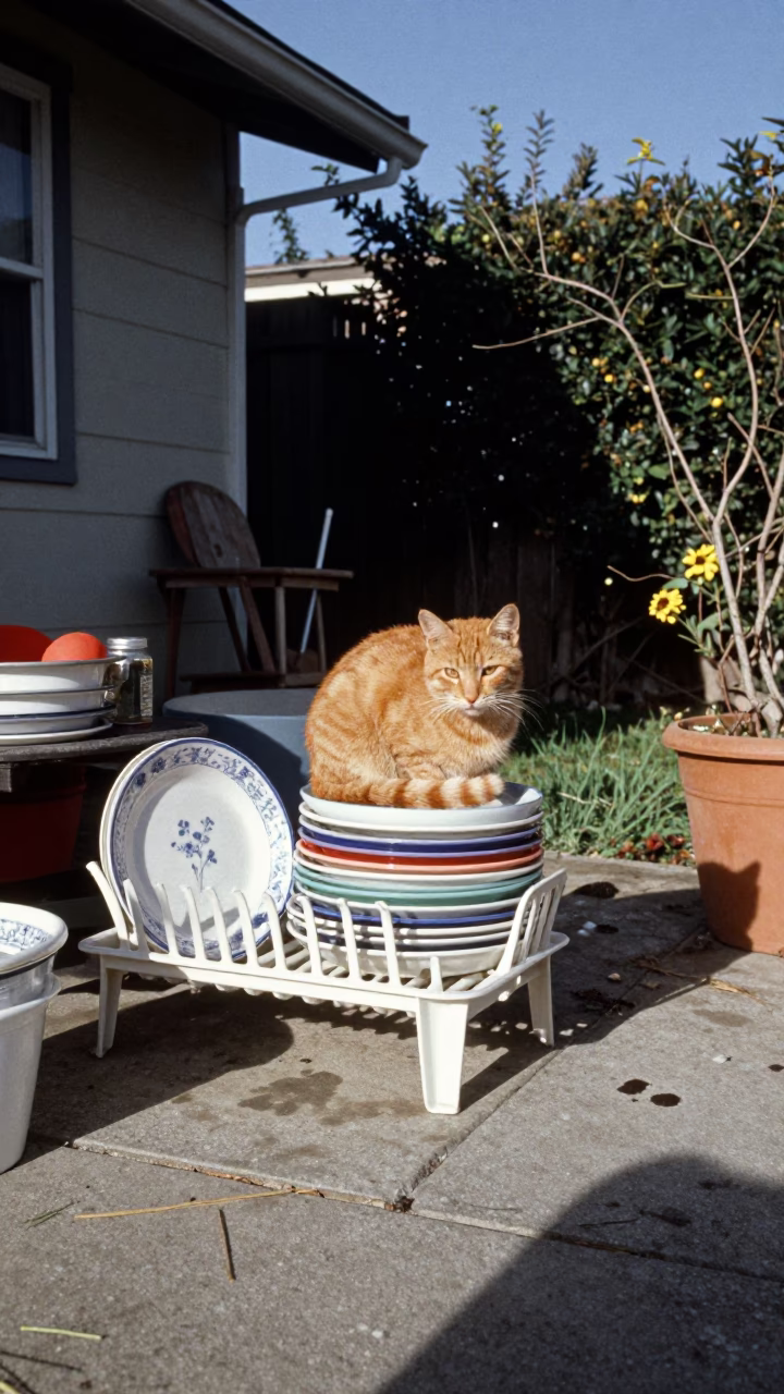 Ginger Cat in San Diego in in San Diego, California, United States