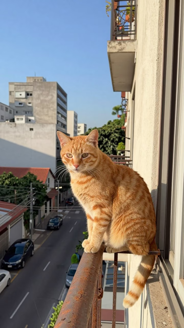 Ginger Cat in São Paulo in in São Paulo, Brazil