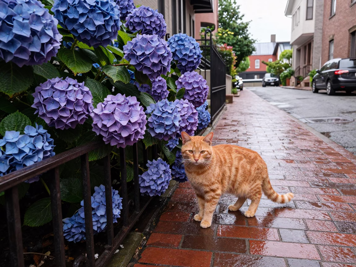 Ginger Cat in Seattle in in Seattle, Washington, United States