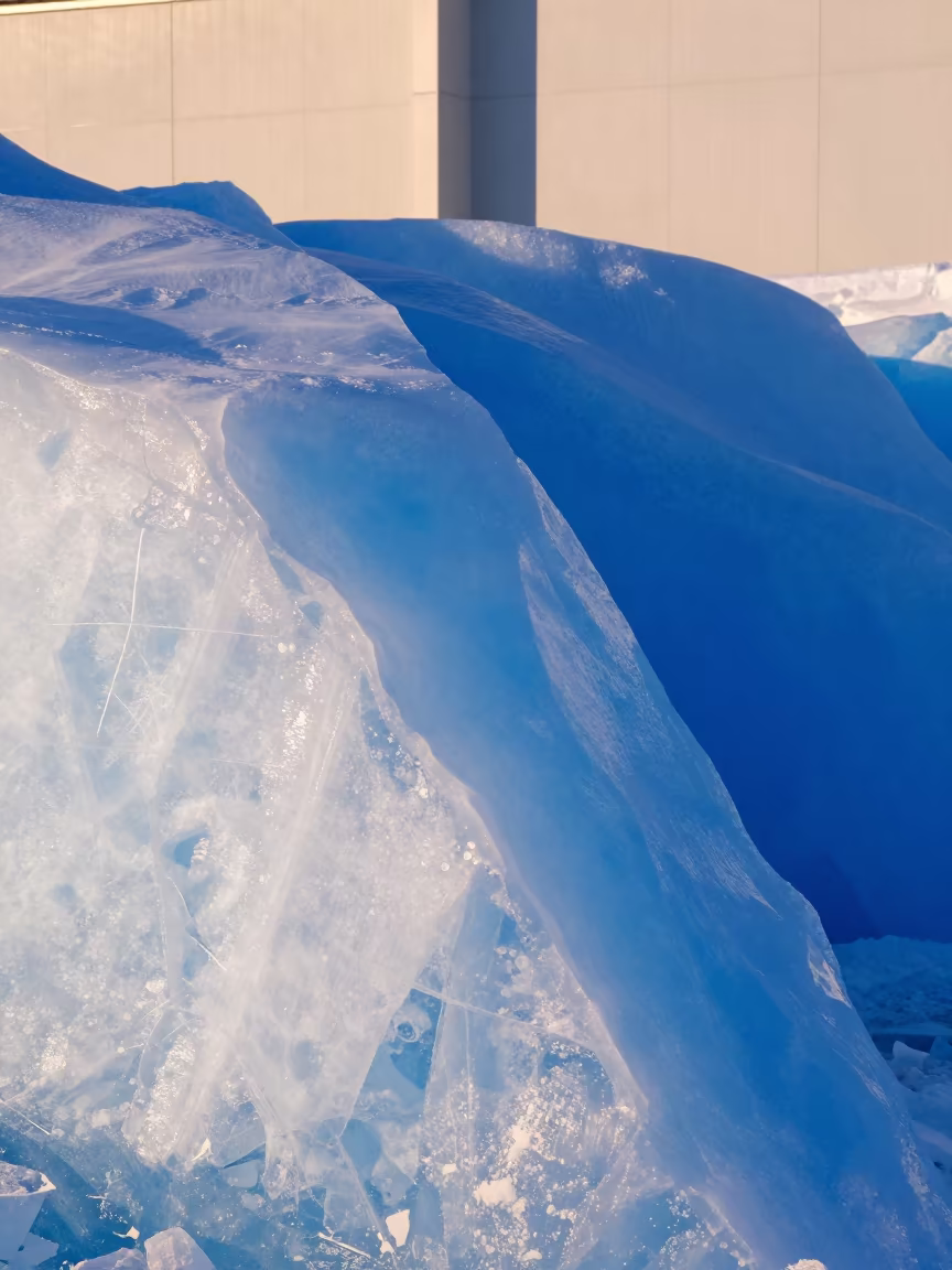 Glacial Ice Color Study Sapporo Indoor in near Sapporo