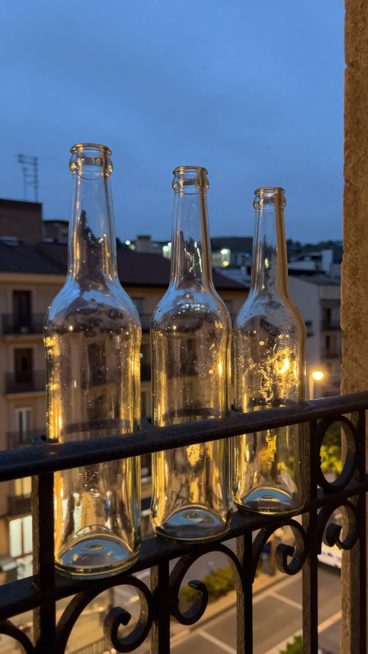 Glass Bottles in Bilbao in in Bilbao, Spain
