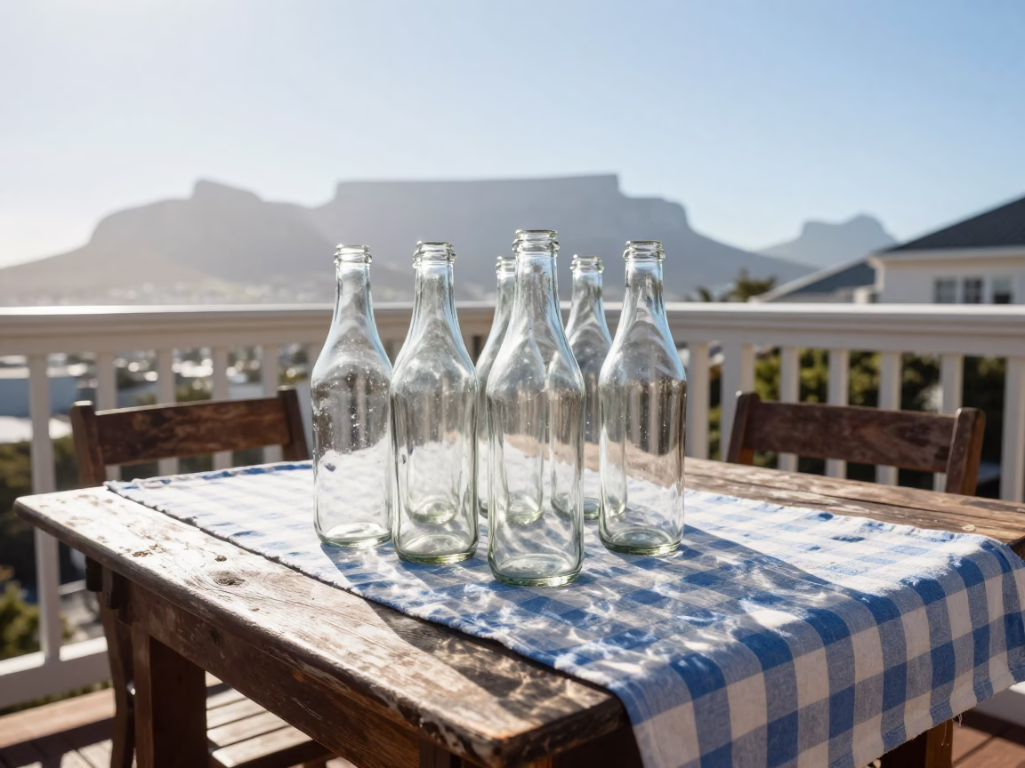 Glass Bottles in Cape Town in in Cape Town, South Africa