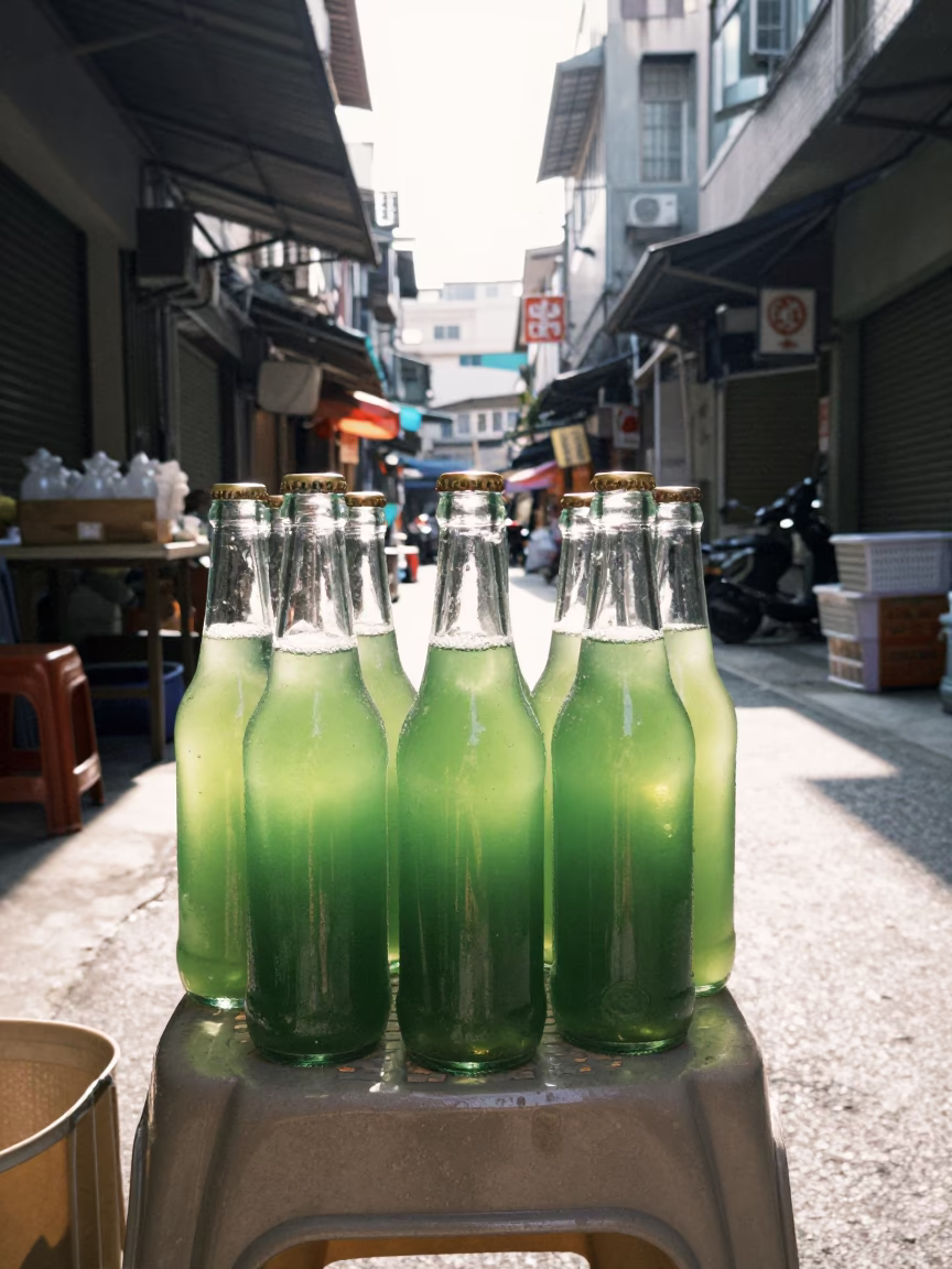 Glass Bottles in Kaohsiung in in Kaohsiung, Taiwan