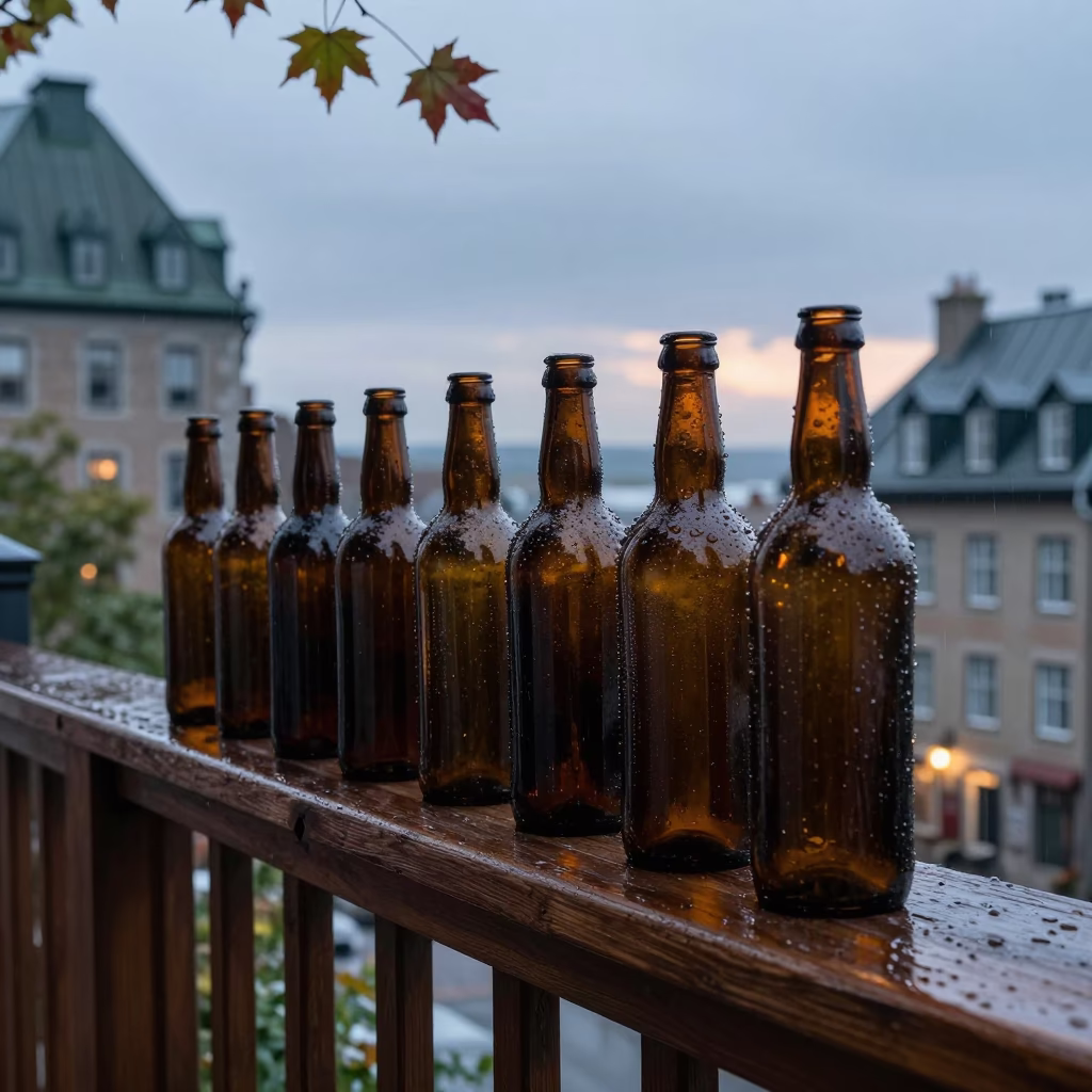 Glass Bottles in Quebec City in in Quebec City, Canada