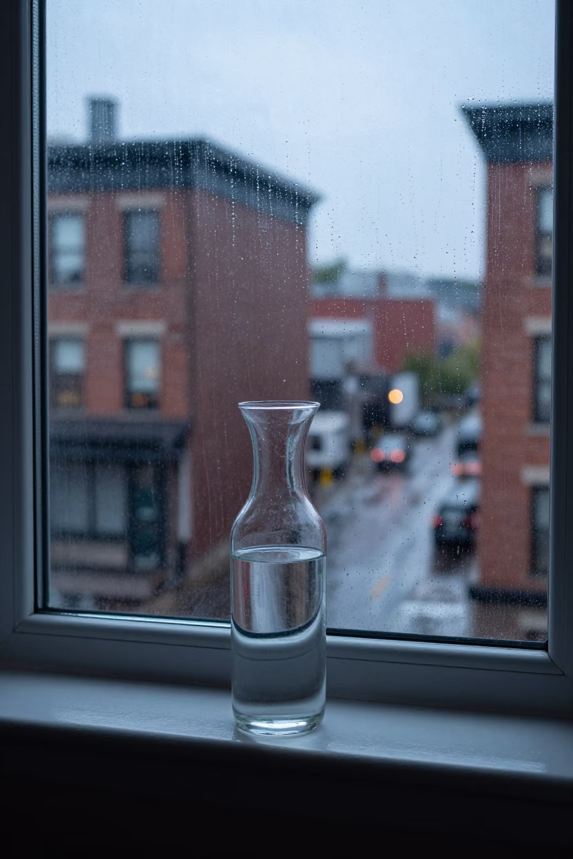 Glass Carafe in Montreal in in Montreal, Canada
