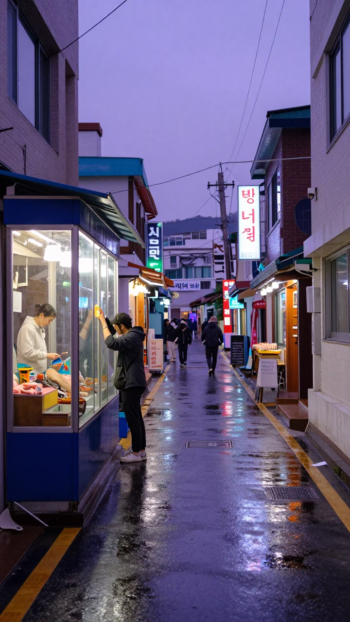 Glass Case in Busan in in Busan, South Korea