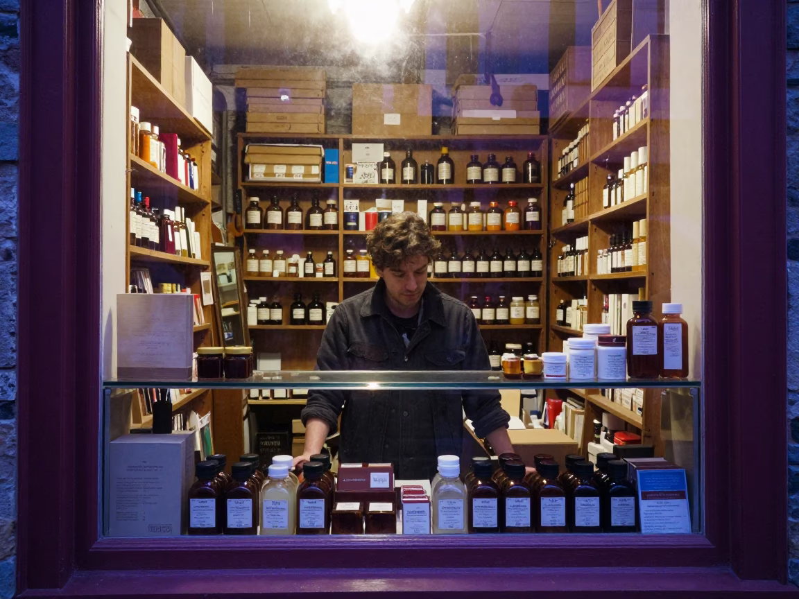 Glass Counter in Quebec City in in Quebec City, Quebec, Canada