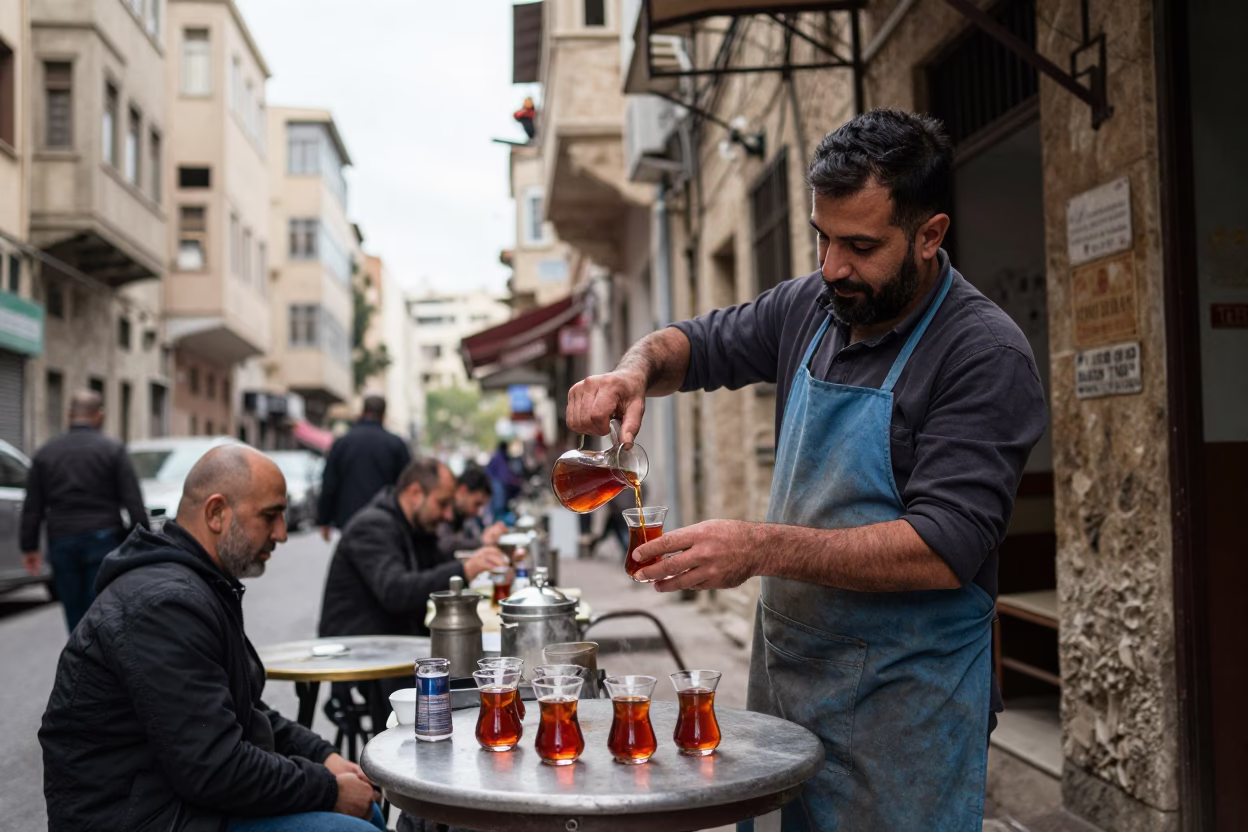 Glass Tea in Beirut in in Beirut, Lebanon