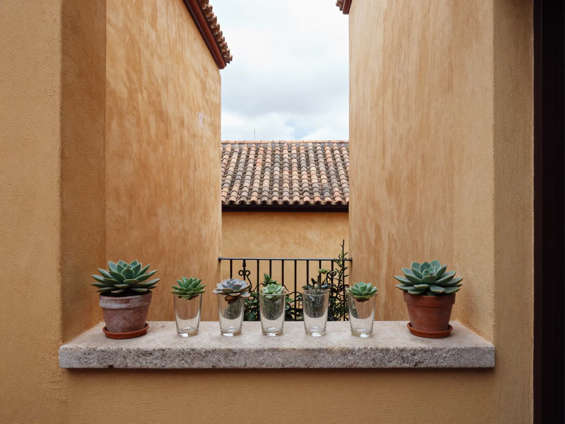 Glass Tumblers in Madrid in in Madrid, Spain