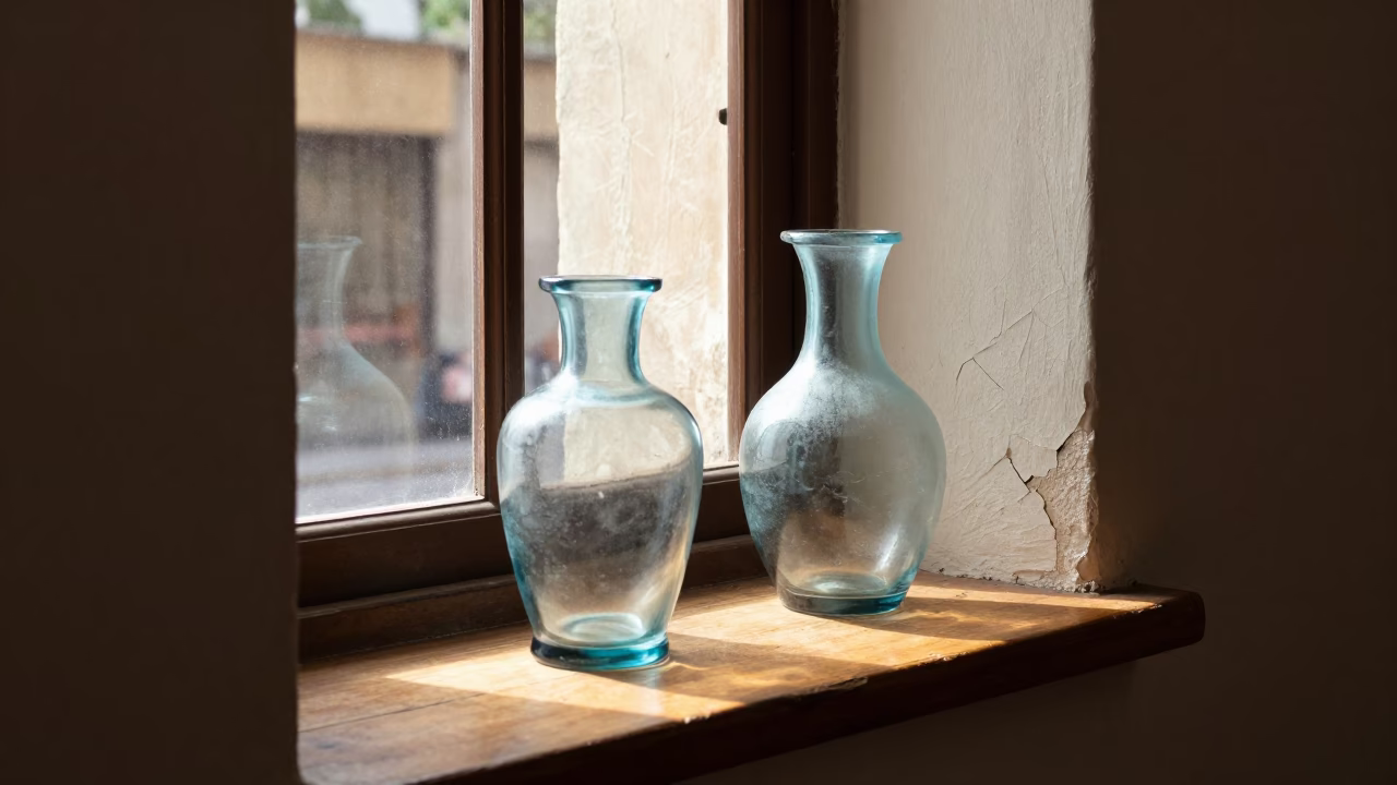 Glass Vases in Buenos Aires in in Buenos Aires, Argentina