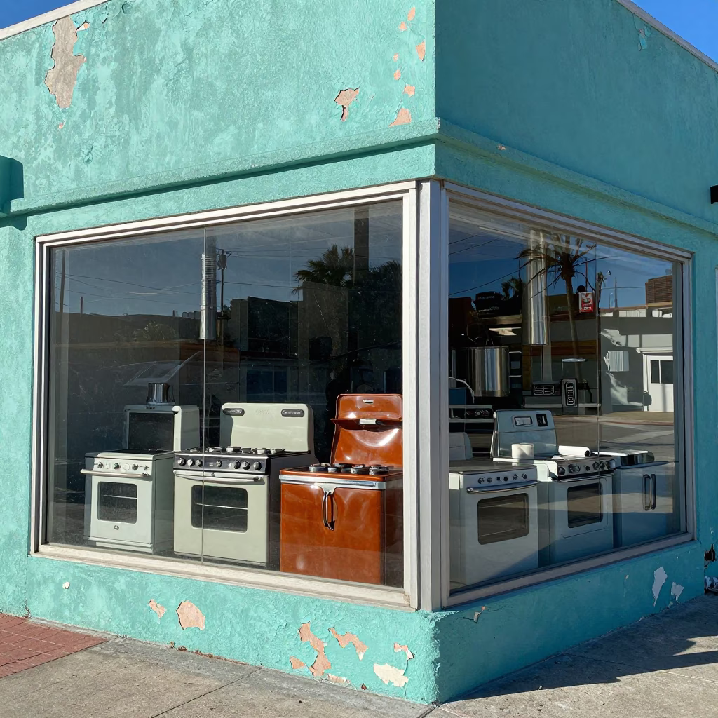 Glossy Enamel in Miami at Noon Light in in Miami, Florida, United States