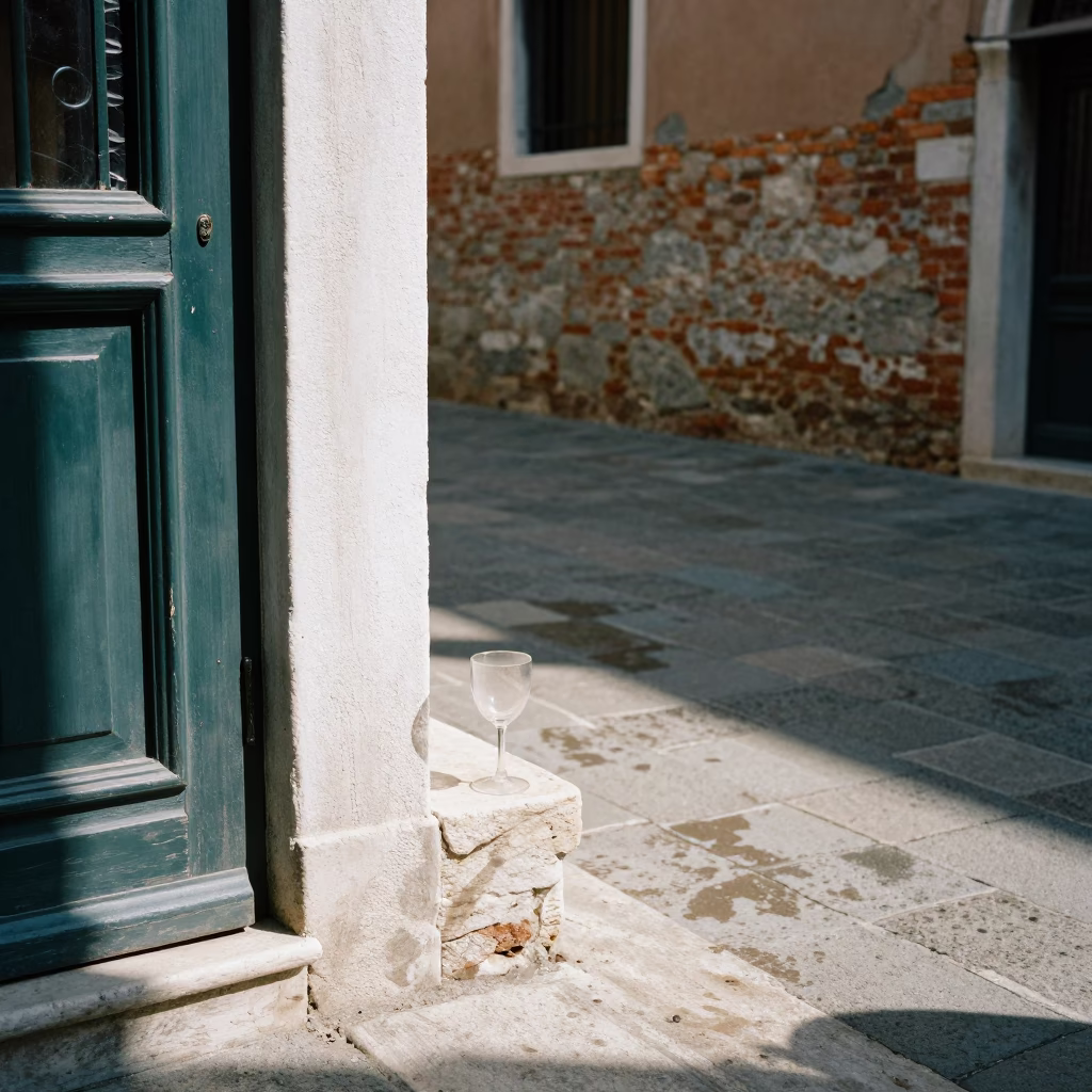 Goblet at Afternoon Light in Venice in in Venice, Italy
