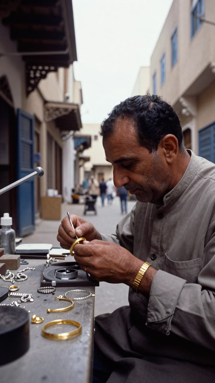 Gold Jewelry in Tunis in in Tunis, Tunisia