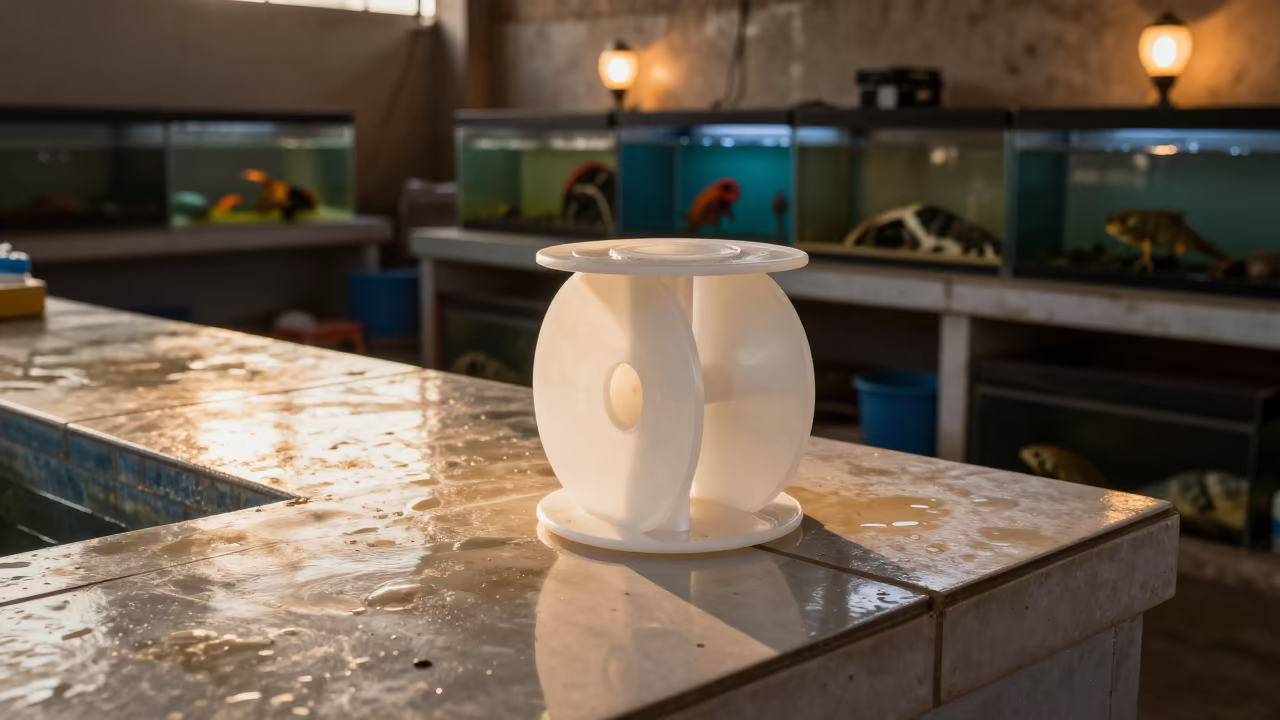 Golden Hour Fish Bagging Spool in Bahawalpur Daycare in inside a fish bagging counter zone in Bahawalpur