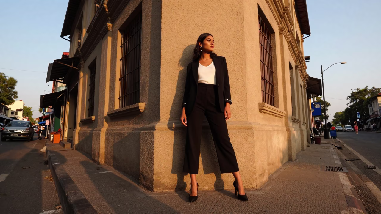 Golden Hour on Fashion Portrait in Chennai in in Chennai, India