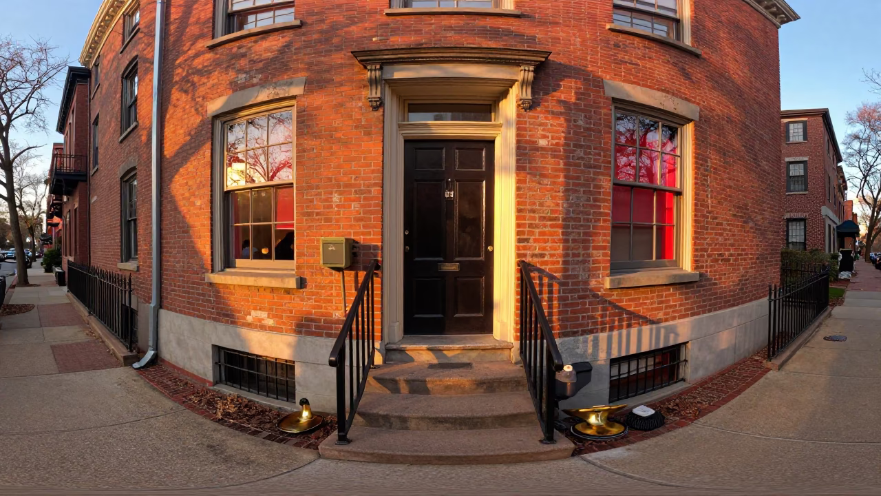Golden Hour on Figure in in Boston, Massachusetts, United States