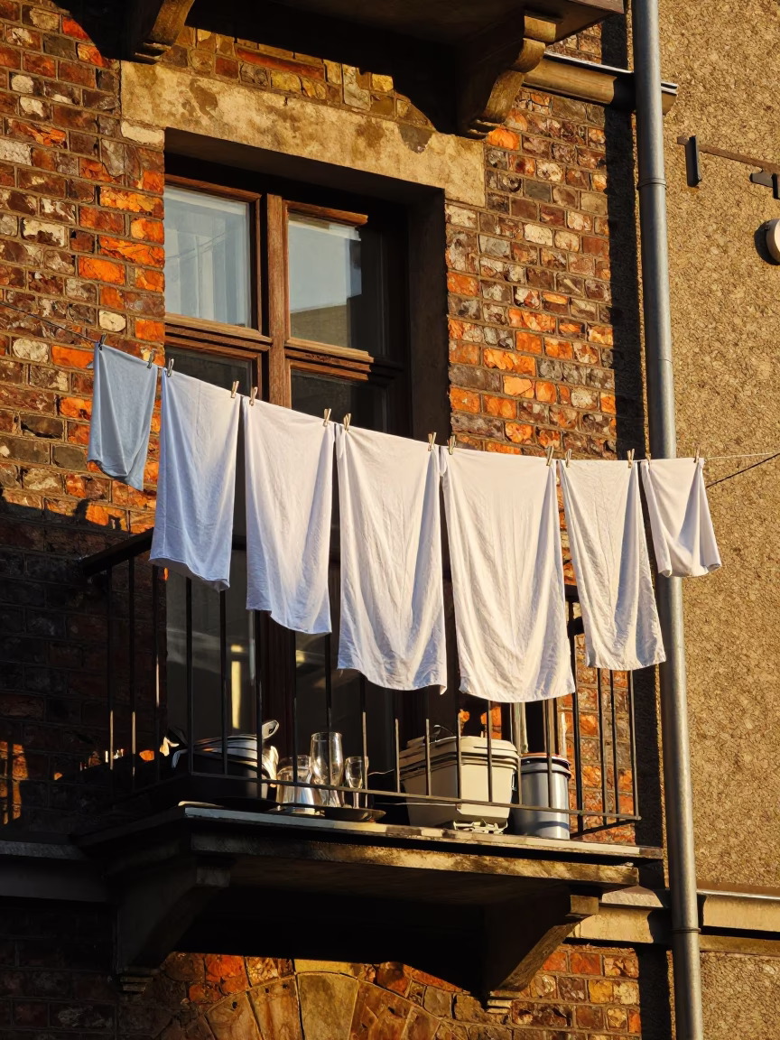 Golden Hour on Glassware in in Berlin, Germany