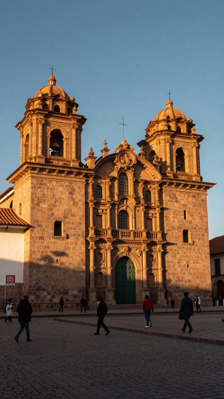 Golden Hour on Light in Cusco in in Cusco, Peru