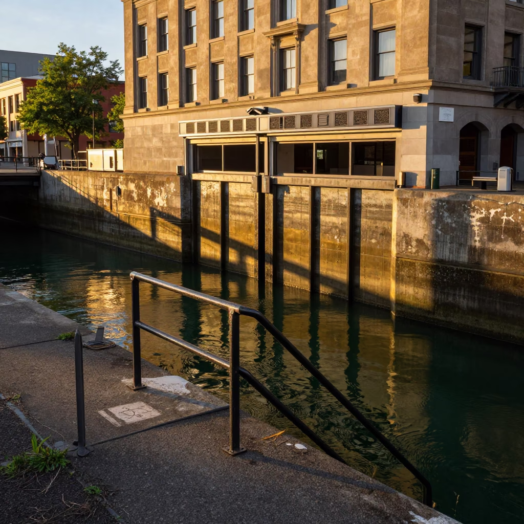 Golden Hour on Light in Portland in in Portland, Oregon, United States