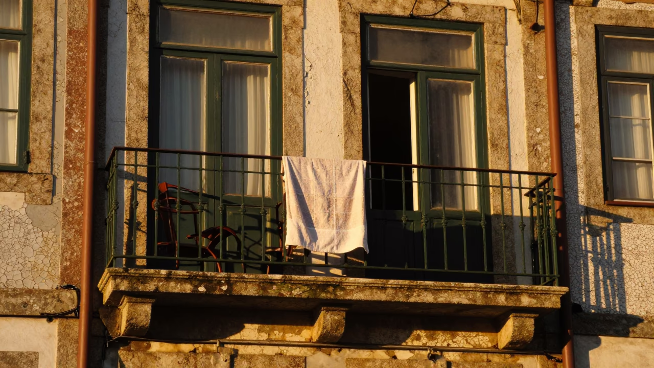 Golden Hour on Light in Porto in in Porto, Portugal