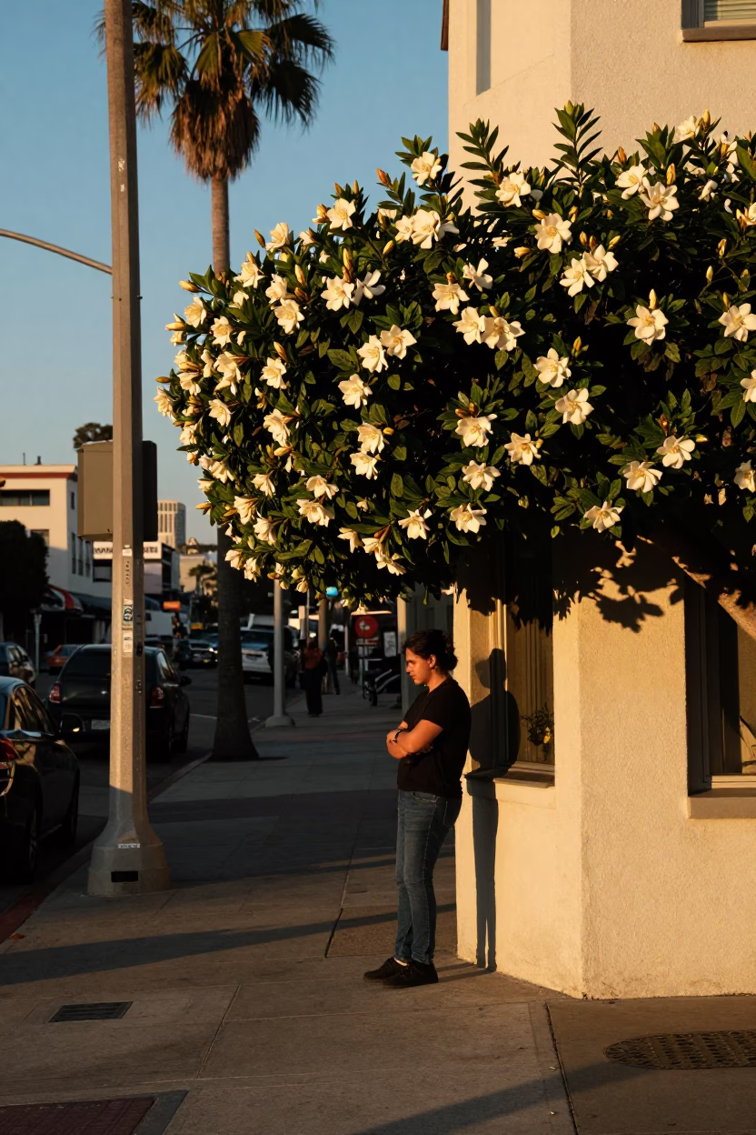 Golden Hour on Local Moment in Los Angeles in in Los Angeles, California, United States
