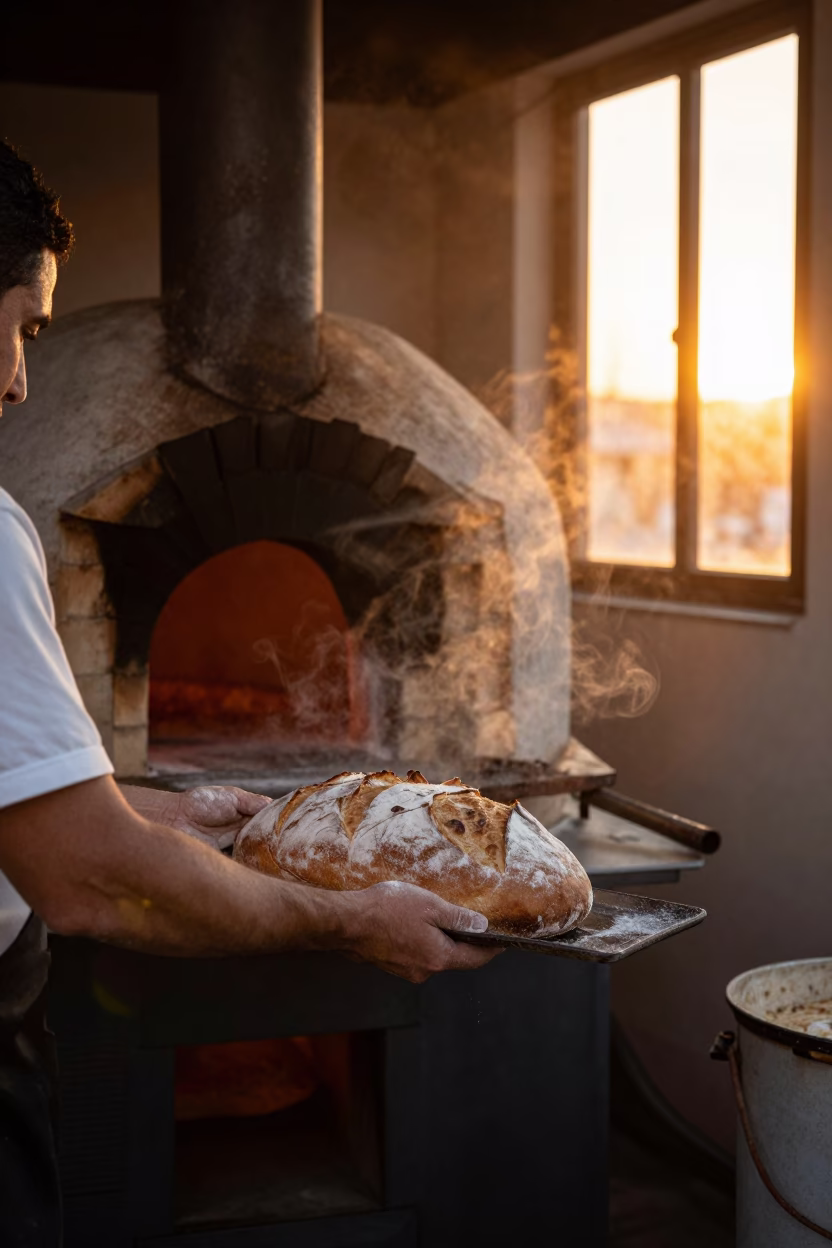 Golden Hour on Oven in Izmir in in Izmir, Turkey