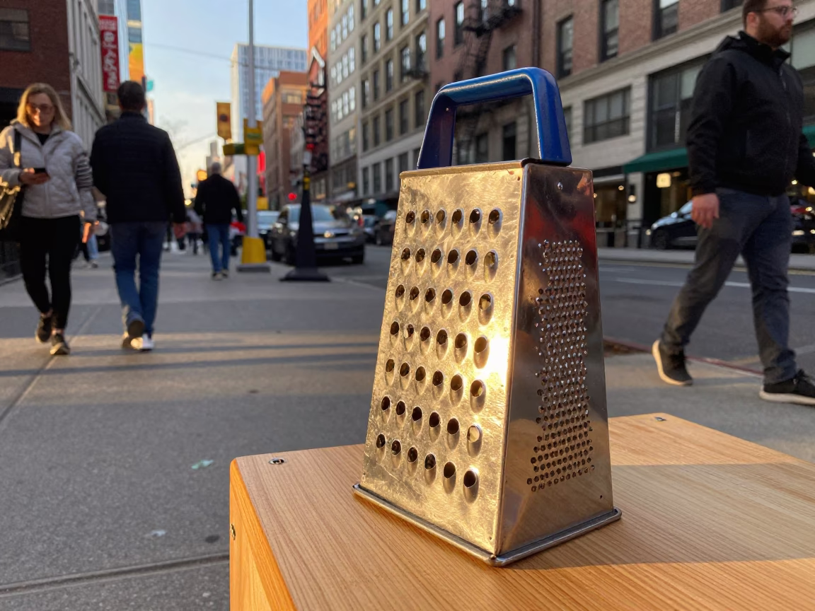 Golden Hour on Preschool Easel in New York in in New York, New York, United States