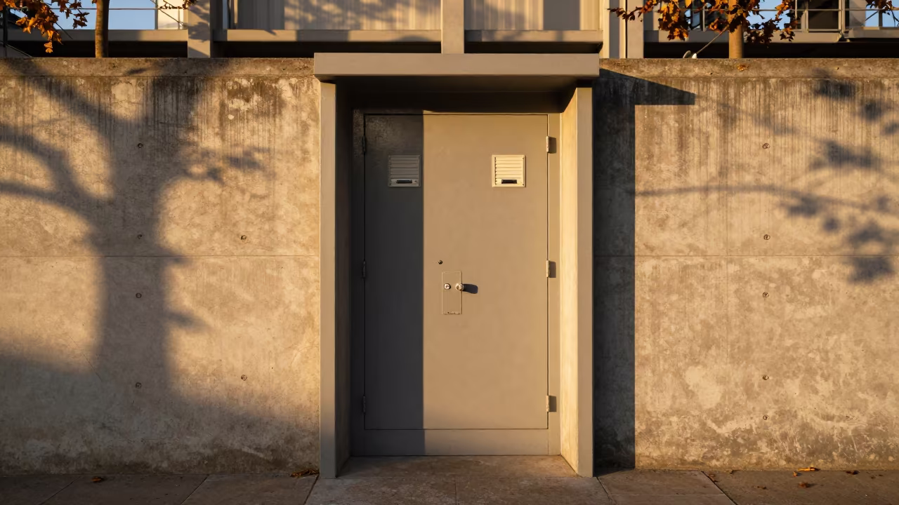 Golden Hour Relay Key Locker in Barcelona Cross-Dock in inside a cross-dock lane near Barcelona