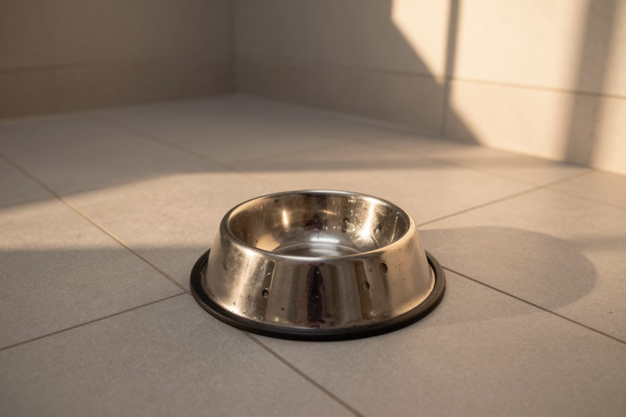 Golden Hour Slow Feeder Bowl in Innsbruck Grooming Bay in inside a grooming bay in Innsbruck