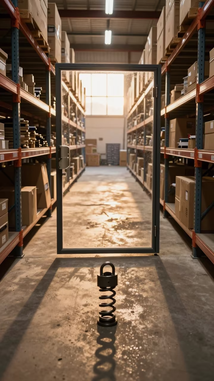 Golden Hour Spring Kit in Mekelle Cross-Dock in inside a cross-dock lane near Mekelle