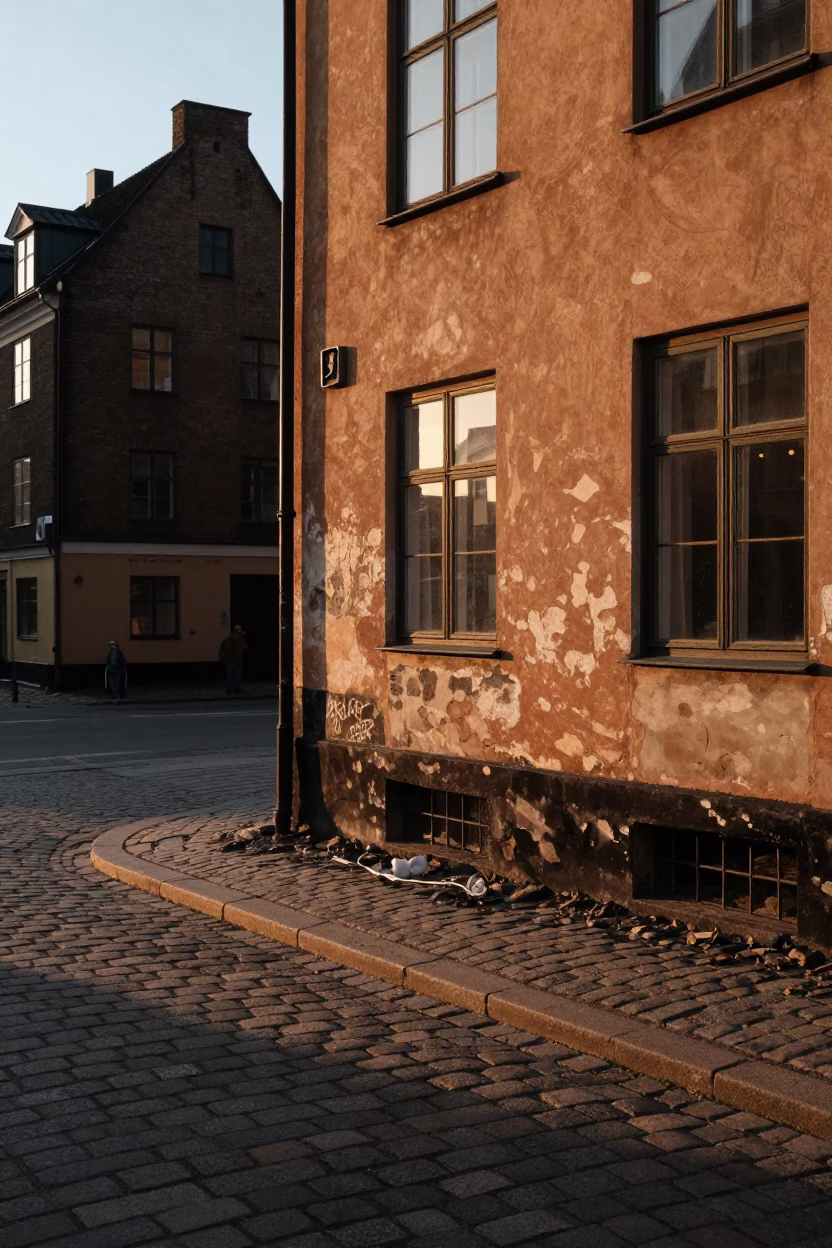 Golden Hour Street Photography in Copenhagen Denmark with Vintage Details in in Copenhagen, Denmark