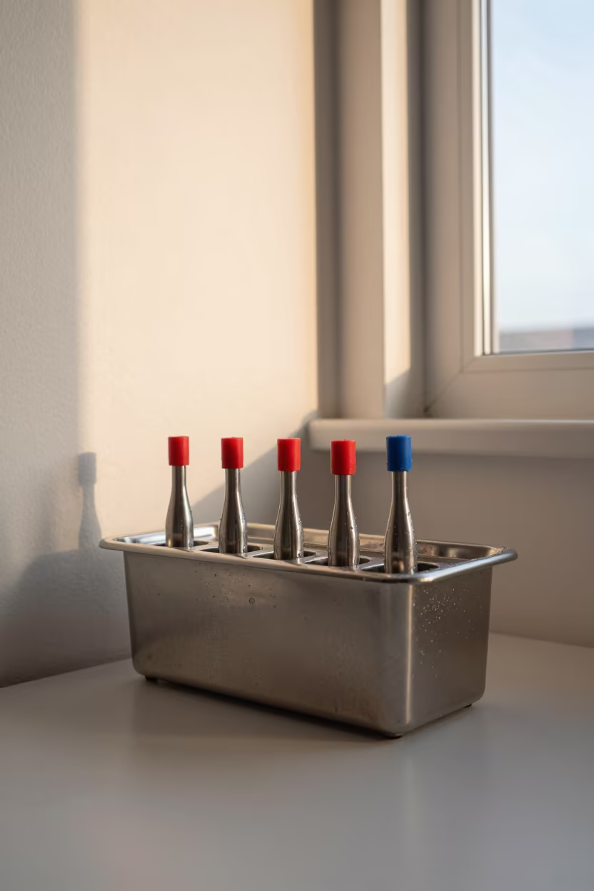 Golden Light on Hydrobath Nozzle Caddy in inside an adoption room in Stoke-on-Trent