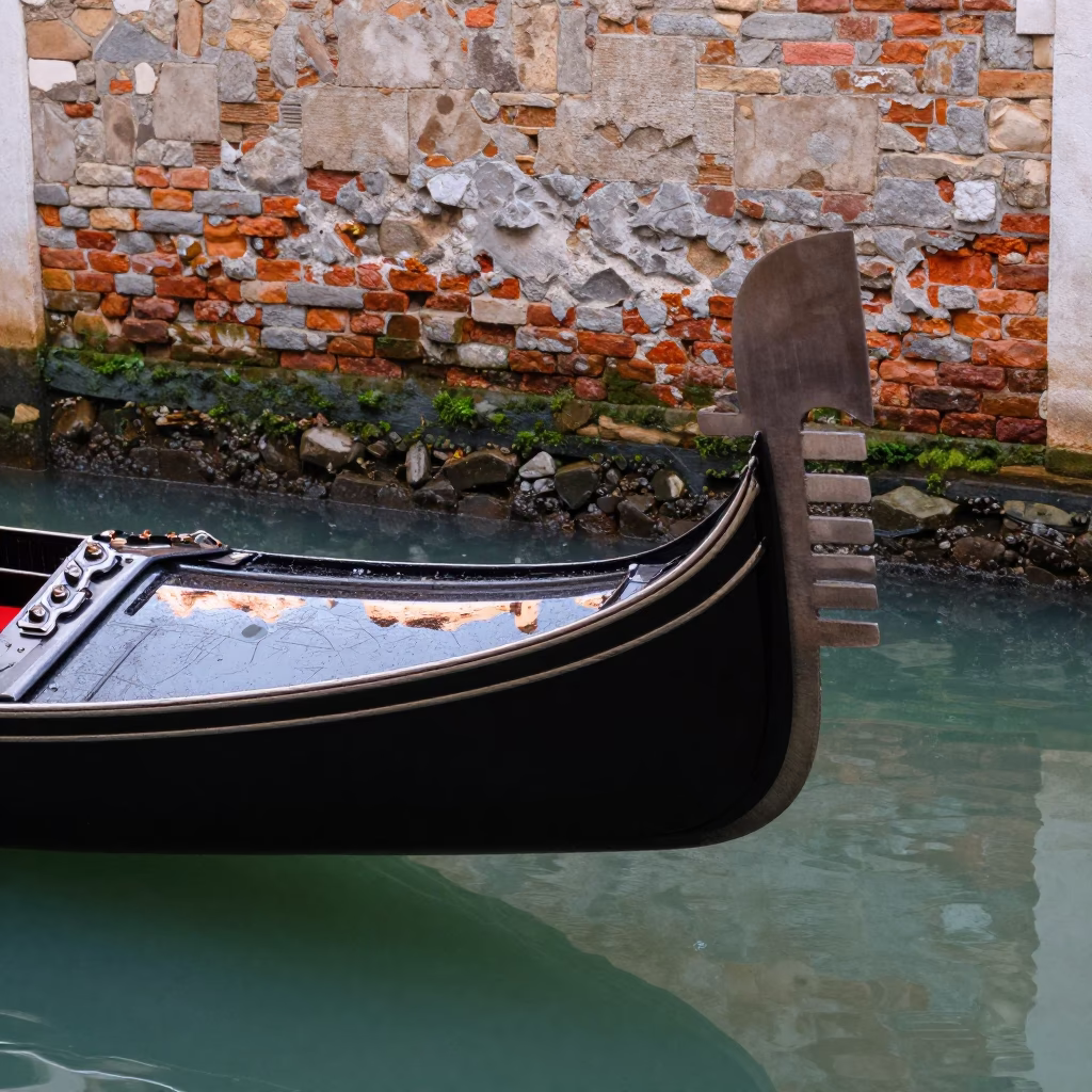 Gondola Hull in Venice in in Venice, Italy