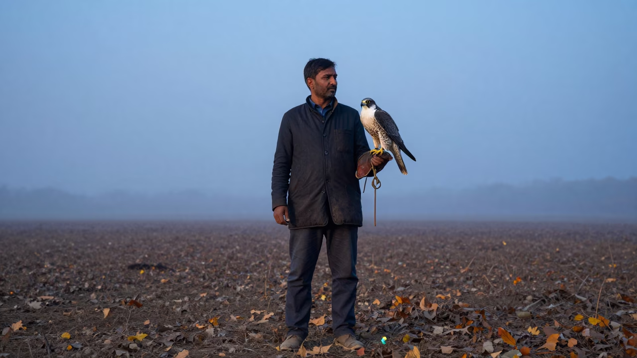 Goshawk Master in Gwalior Evening Light in in Gwalior
