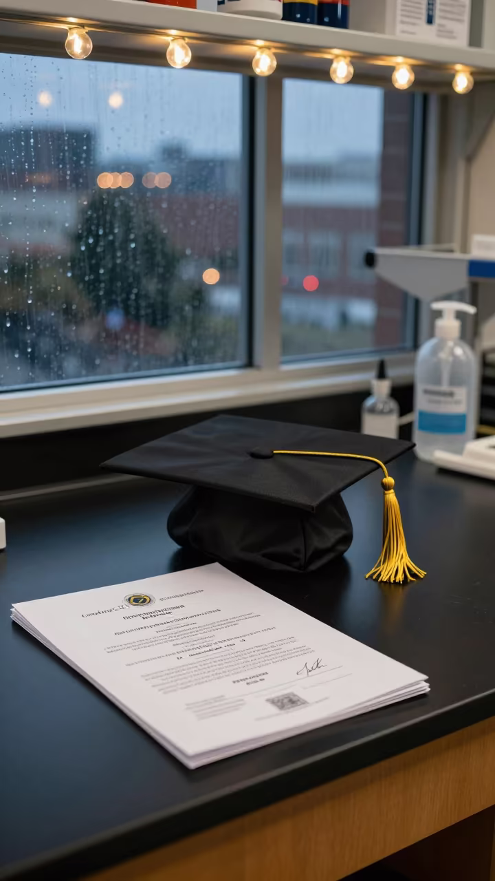 Graduation Cap on Lab Programs Albuquerque in in a school laboratory in Albuquerque