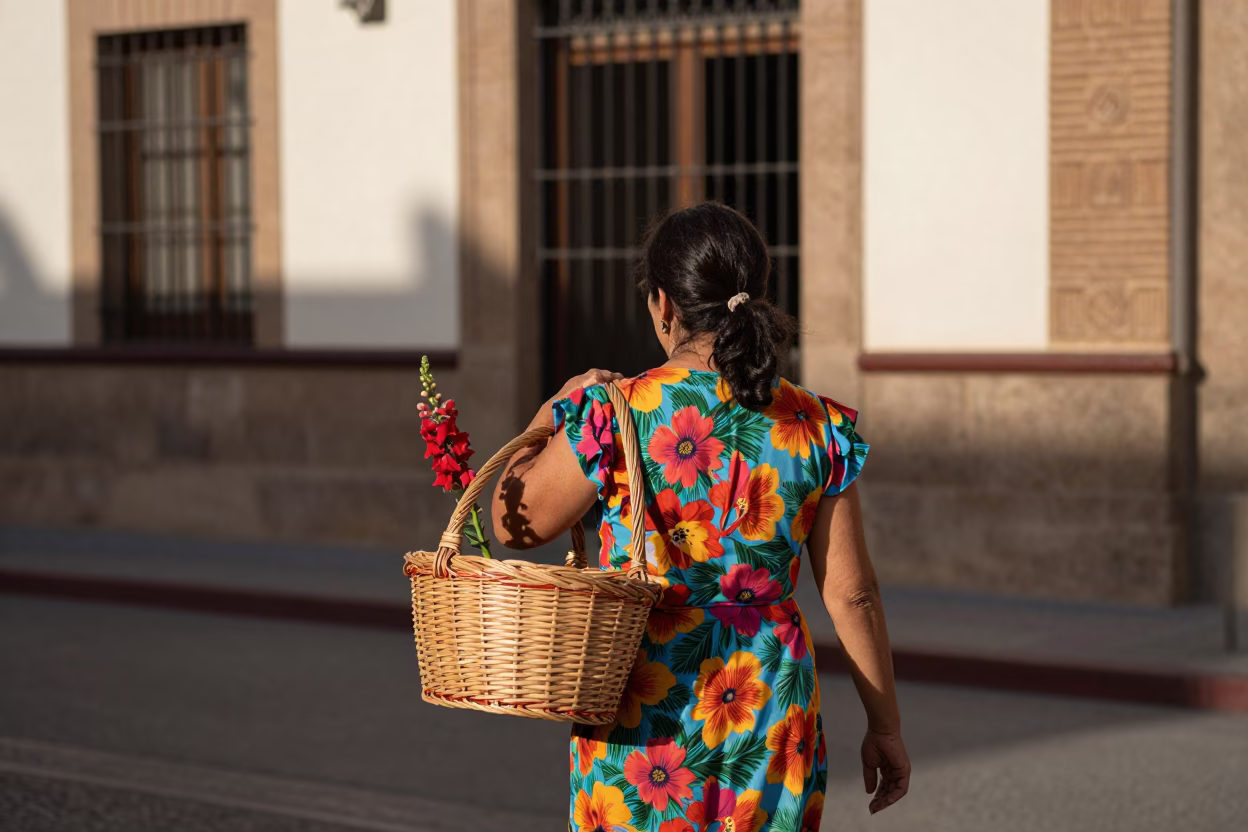 Granada Local Life at The Late Morning Light in in Granada, Spain