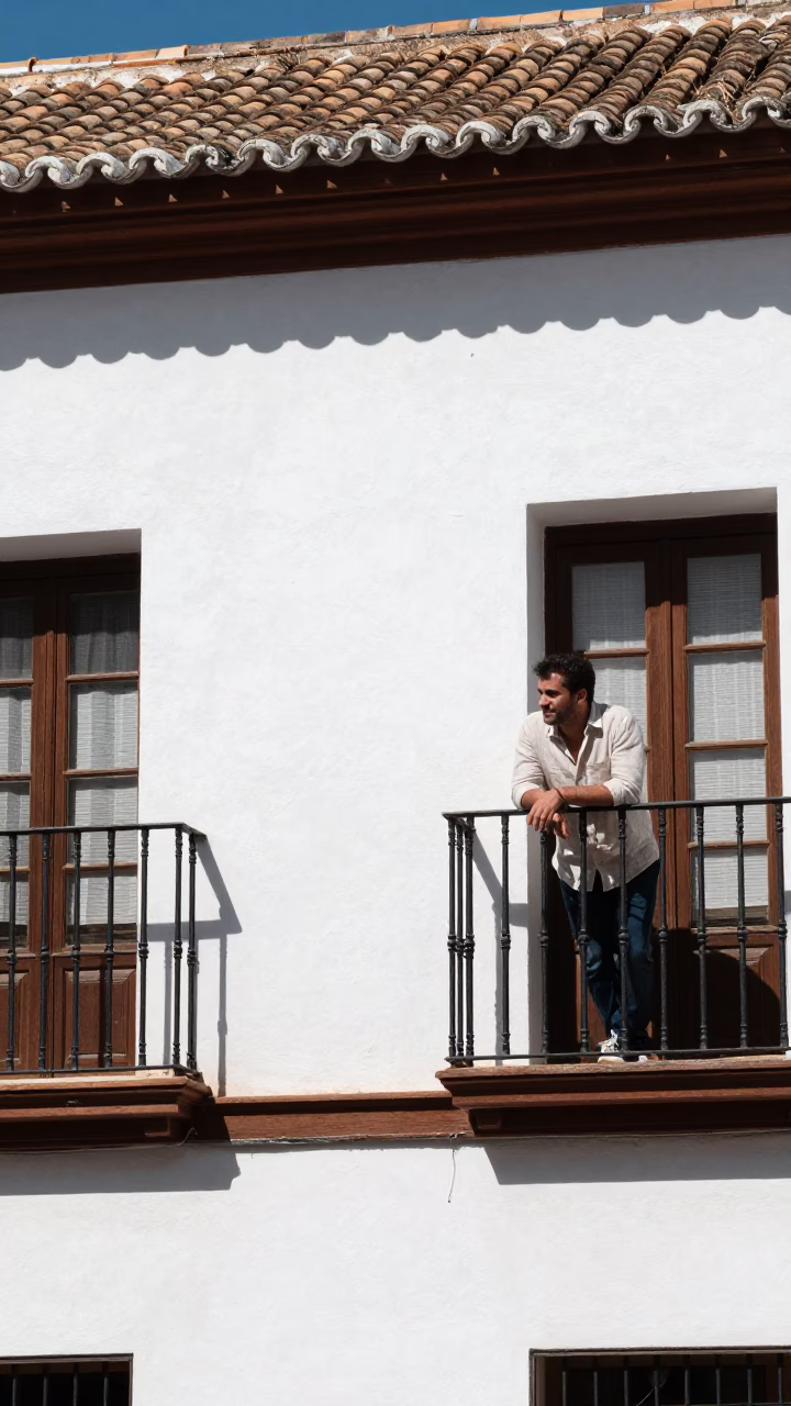 Granada Midday Sunlight at Midday Light in in Granada, Spain